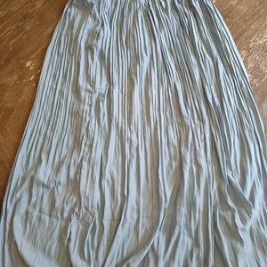 Mystree Light Blue Long Midi Skirt